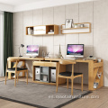 Muebles de estantería de escritorio de escritorio para el hogar de estudio nórdico